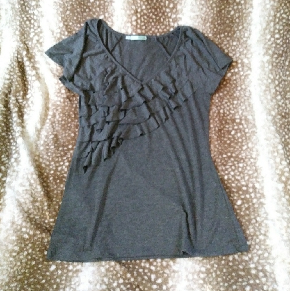 Maurices Ruffle V-Neck